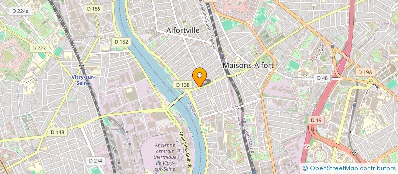 localisation de l'entreprise MONSIEUR MOHAMED ELHADEF à ALFORTVILLE