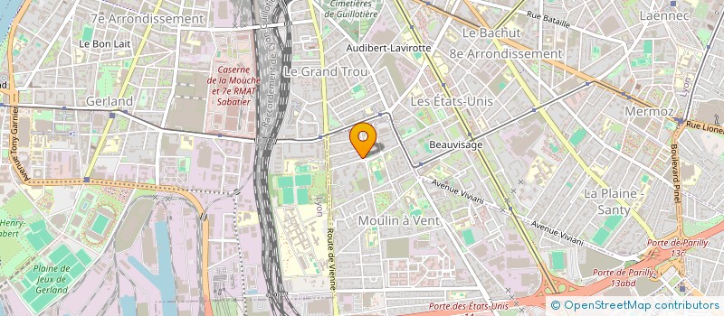 localisation de l'entreprise MONSIEUR MOHAMED ELHADI BELHANIA  VENISSIEUX