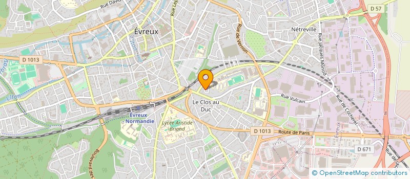 localisation de l'entreprise MONSIEUR MOHAMED ELHAMDAY  EVREUX