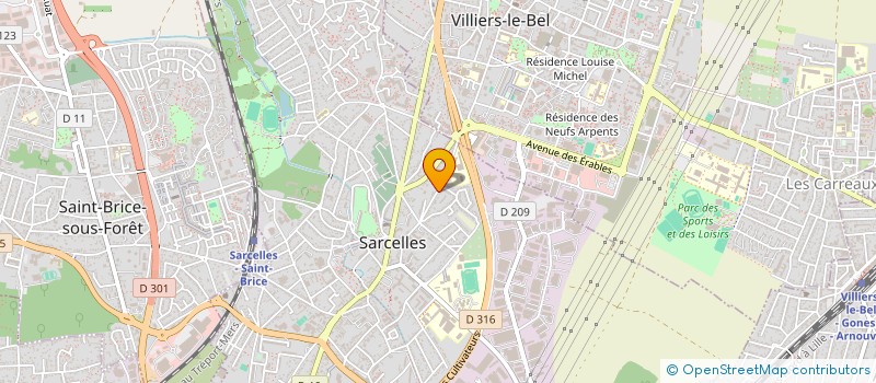 localisation de l'entreprise MONSIEUR MOHAMED-ELHEDI KRAIEM à SARCELLES