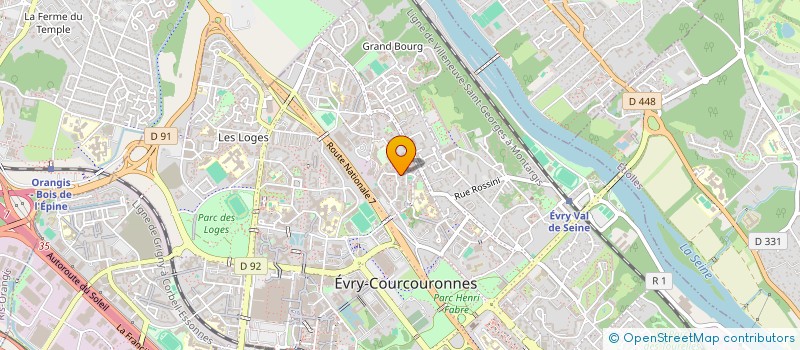 localisation de l'entreprise MONSIEUR MOHAMED ELKHABLI  EVRY-COURCOURONNES