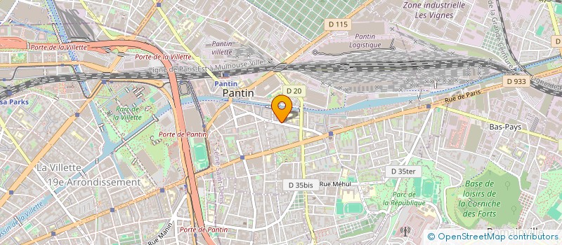 localisation de l'entreprise MONSIEUR MOHAMED ELKOUKIA à PANTIN