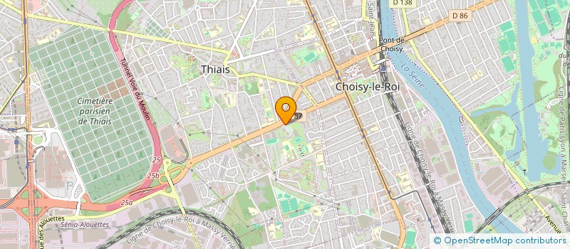 localisation de l'entreprise MONSIEUR MOHAMED ELSHAZLI  THIAIS