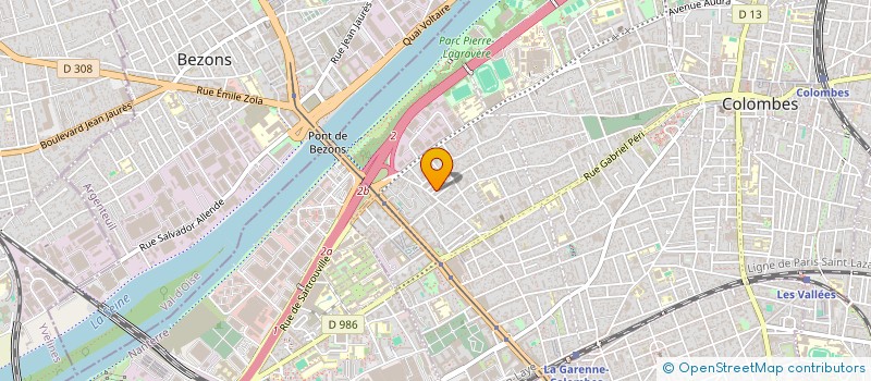 localisation de l'entreprise MONSIEUR MOHAMED ELWAN  COLOMBES