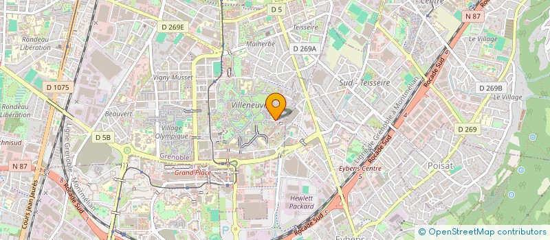 localisation de l'entreprise MONSIEUR MOHAMED-EMIN BENZAIT  GRENOBLE