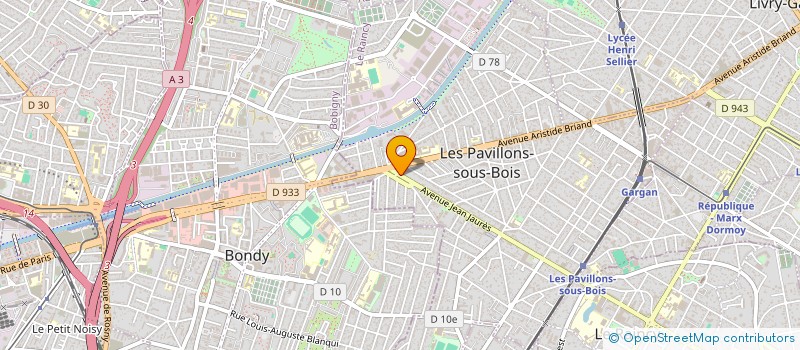 localisation de l'entreprise MONSIEUR MOHAMED ENNADIR BOUDAOUD à LES PAVILLONS-SOUS-BOIS