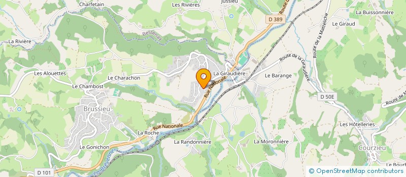 localisation de l'entreprise MONSIEUR MOHAMED ER RAFIQUI à COURZIEU