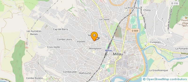 localisation de l'entreprise MONSIEUR MOHAMED ERRIZANI  MILLAU