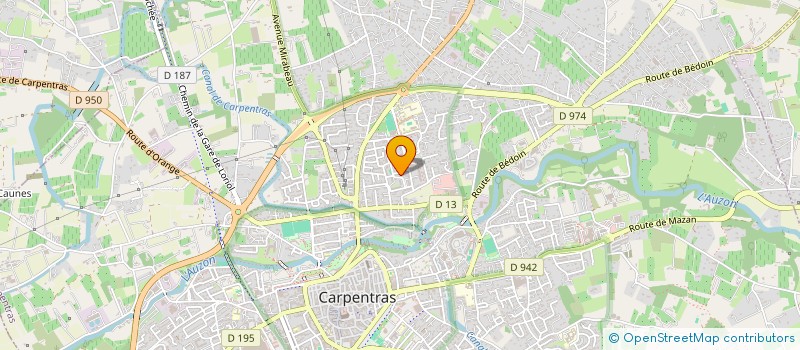 localisation de l'entreprise MONSIEUR MOHAMED ES-SAFHI  CARPENTRAS