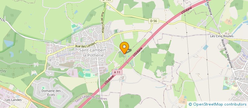 localisation de l'entreprise MONSIEUR MOHAMED ES SAID  SAINT-LAMBERT-LA-POTHERIE
