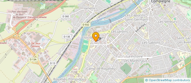 localisation de l'entreprise MONSIEUR MOHAMED ESSABRI  COMPIEGNE