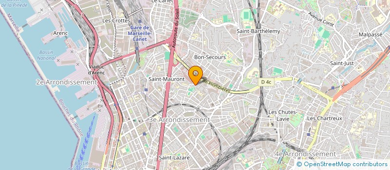 localisation de l'entreprise MONSIEUR MOHAMED ESSALHI à MARSEILLE