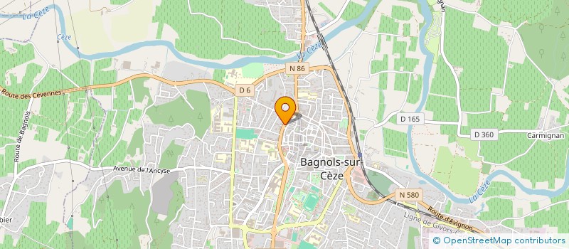 localisation de l'entreprise MONSIEUR MOHAMED ESSALHI à BAGNOLS-SUR-CEZE