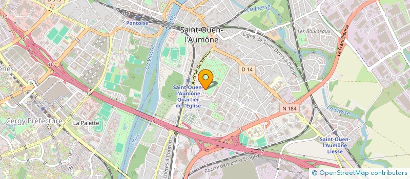 localisation de l'entreprise MONSIEUR MOHAMED ESSALHI  ST OUEN L AUMONE