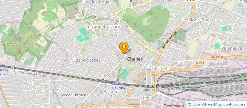 localisation de l'entreprise MONSIEUR MOHAMED EUCHI  CHELLES