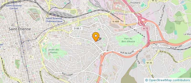 localisation de l'entreprise MONSIEUR MOHAMED EZ ZOUAQY  SAINT-ETIENNE