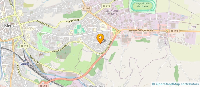 localisation de l'entreprise MONSIEUR MOHAMED FADHEL BOUALI  LISIEUX