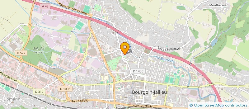 localisation de l'entreprise MONSIEUR MOHAMED FADI HAFIANE à BOURGOIN-JALLIEU