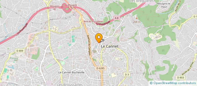 localisation de l'entreprise MONSIEUR MOHAMED FADLI à LE CANNET