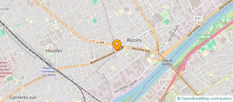 localisation de l'entreprise MONSIEUR MOHAMED FALAH  BEZONS