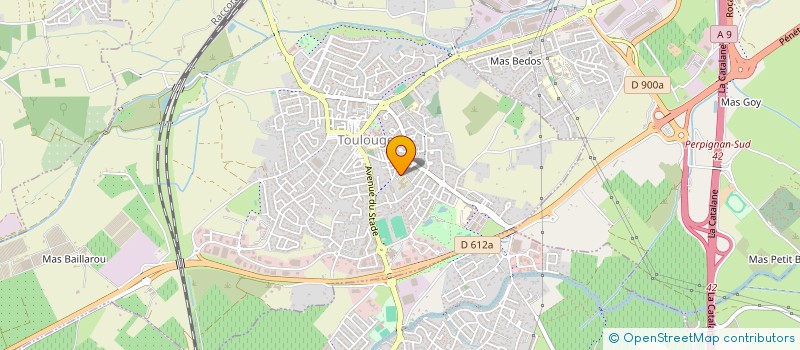 localisation de l'entreprise MONSIEUR MOHAMED FALAHE  TOULOUGES