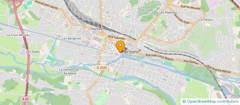 localisation de l'entreprise MONSIEUR MOHAMED FANE  VIERZON