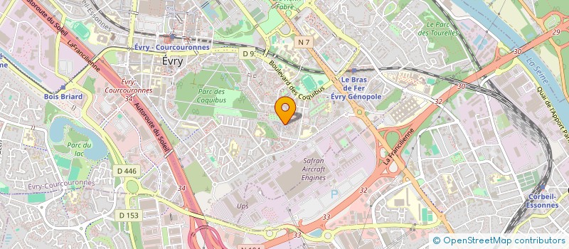 localisation de l'entreprise MONSIEUR MOHAMED FARAH  EVRY-COURCOURONNES