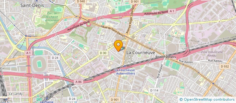 localisation de l'entreprise MONSIEUR MOHAMED FARAMAWY  LA COURNEUVE