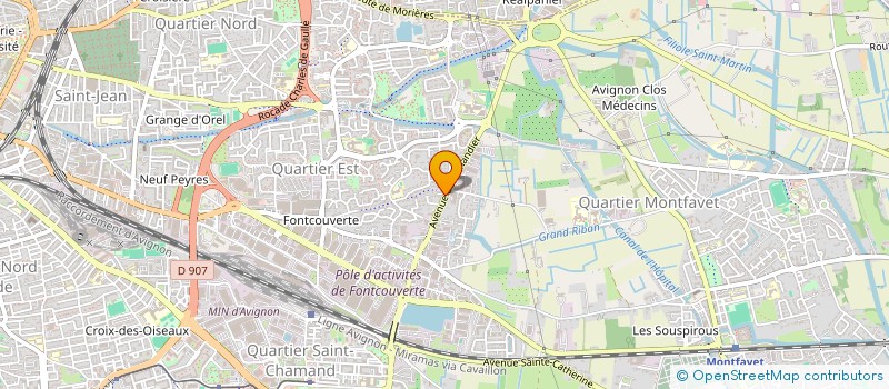 localisation de l'entreprise MONSIEUR MOHAMED FARESS AKKIOUI  AVIGNON