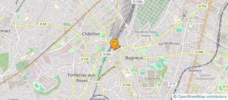 localisation de l'entreprise MONSIEUR MOHAMED FARHATI à BAGNEUX