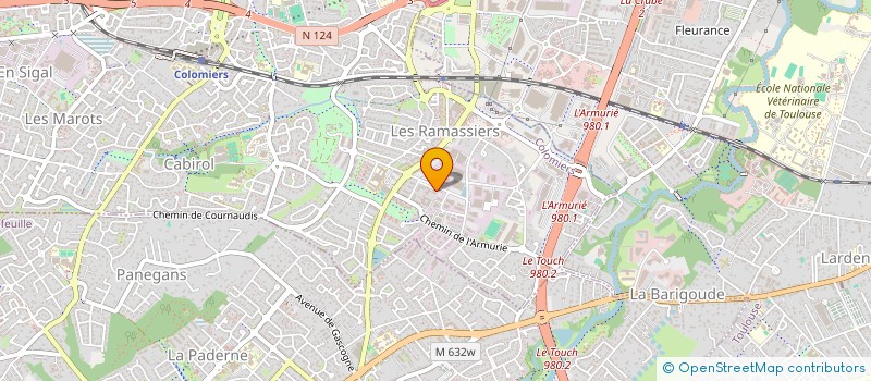 localisation de l'entreprise MONSIEUR MOHAMED-FAROUK OUCHFOUN à COLOMIERS