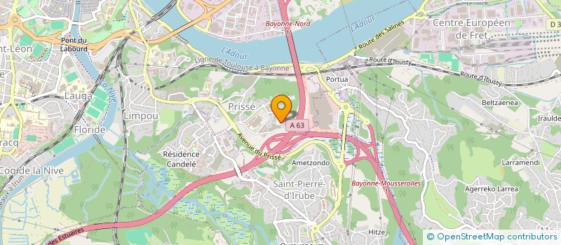 localisation de l'entreprise MONSIEUR MOHAMED FASSI KAMEL  BAYONNE