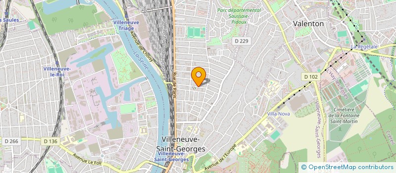 localisation de l'entreprise MONSIEUR MOHAMED FAYSAL HAMMADI  VILLENEUVE-SAINT-GEORGES