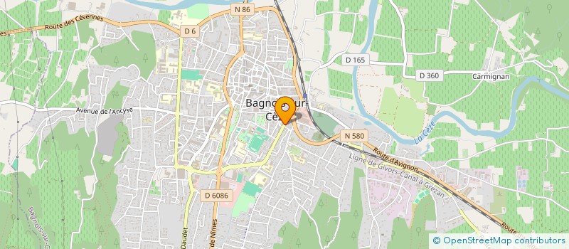 localisation de l'entreprise MONSIEUR MOHAMED FEDSI  BAGNOLS-SUR-CEZE