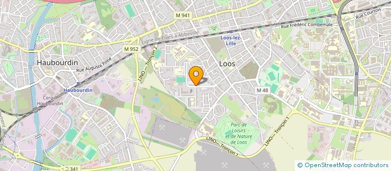 localisation de l'entreprise MONSIEUR MOHAMED FEGUIRA  HAUBOURDIN