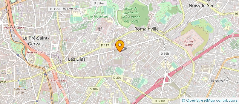 localisation de l'entreprise MONSIEUR MOHAMED FEHIMI  LES LILAS