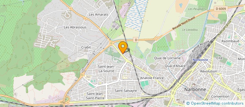 localisation de l'entreprise MONSIEUR MOHAMED FEKHAR à NARBONNE