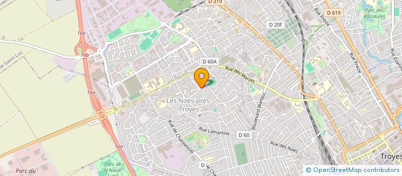 localisation de l'entreprise MONSIEUR MOHAMED FELLAH  LES NOES-PRES-TROYES