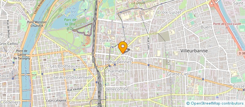 localisation de l'entreprise MONSIEUR MOHAMED FENDALI  VILLEURBANNE