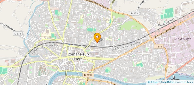 localisation de l'entreprise MONSIEUR MOHAMED FENDI  ROMANS-SUR-ISERE