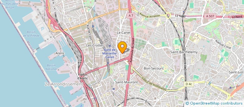localisation de l'entreprise MONSIEUR MOHAMED FERCHICHI  MARSEILLE