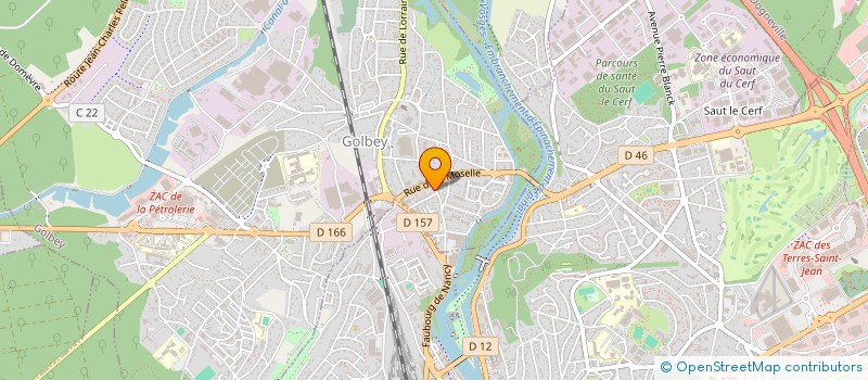 localisation de l'entreprise MONSIEUR MOHAMED FERNANE  GOLBEY