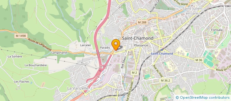 localisation de l'entreprise MONSIEUR MOHAMED FETATI  SAINT-CHAMOND