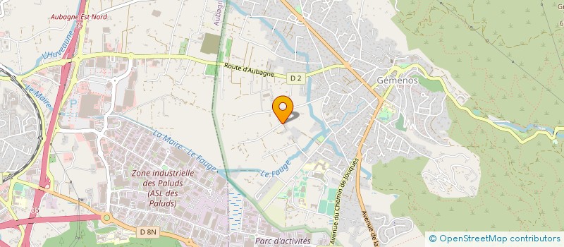 localisation de l'entreprise MONSIEUR MOHAMED FETOUHI  GEMENOS