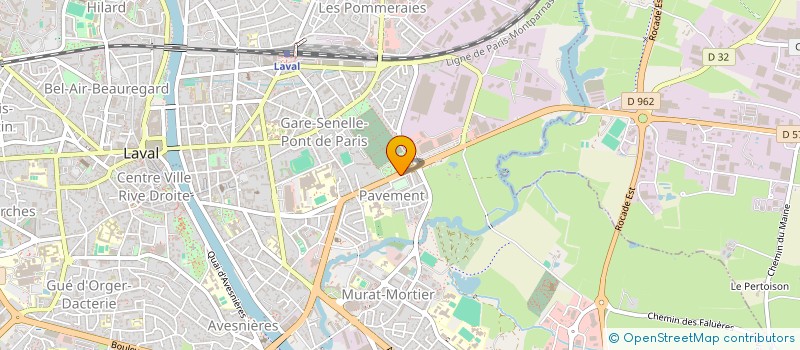 localisation de l'entreprise MONSIEUR MOHAMED FOFANA  LAVAL