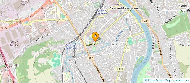 localisation de l'entreprise MONSIEUR MOHAMED FOFANA à CORBEIL-ESSONNES