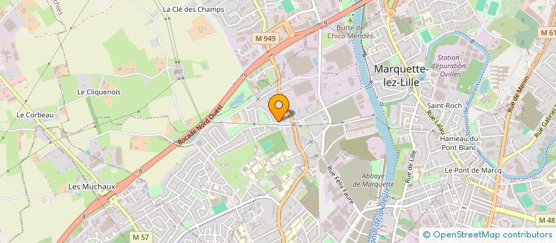 localisation de l'entreprise MONSIEUR MOHAMED FOFANA  MARQUETTE-LEZ-LILLE