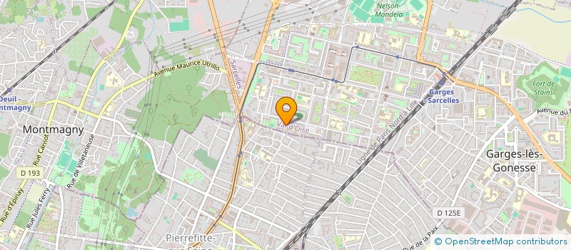 localisation de l'entreprise MONSIEUR MOHAMED FOFANA  SARCELLES