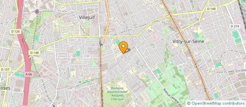 localisation de l'entreprise MONSIEUR MOHAMED FOUZRI  VILLEJUIF