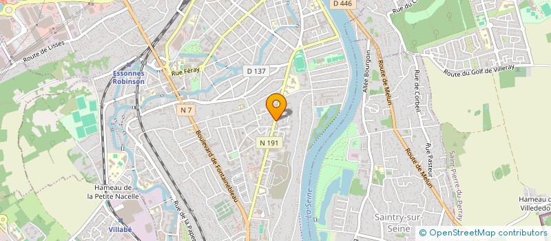 localisation de l'entreprise MONSIEUR MOHAMED FRADJ  CORBEIL-ESSONNES